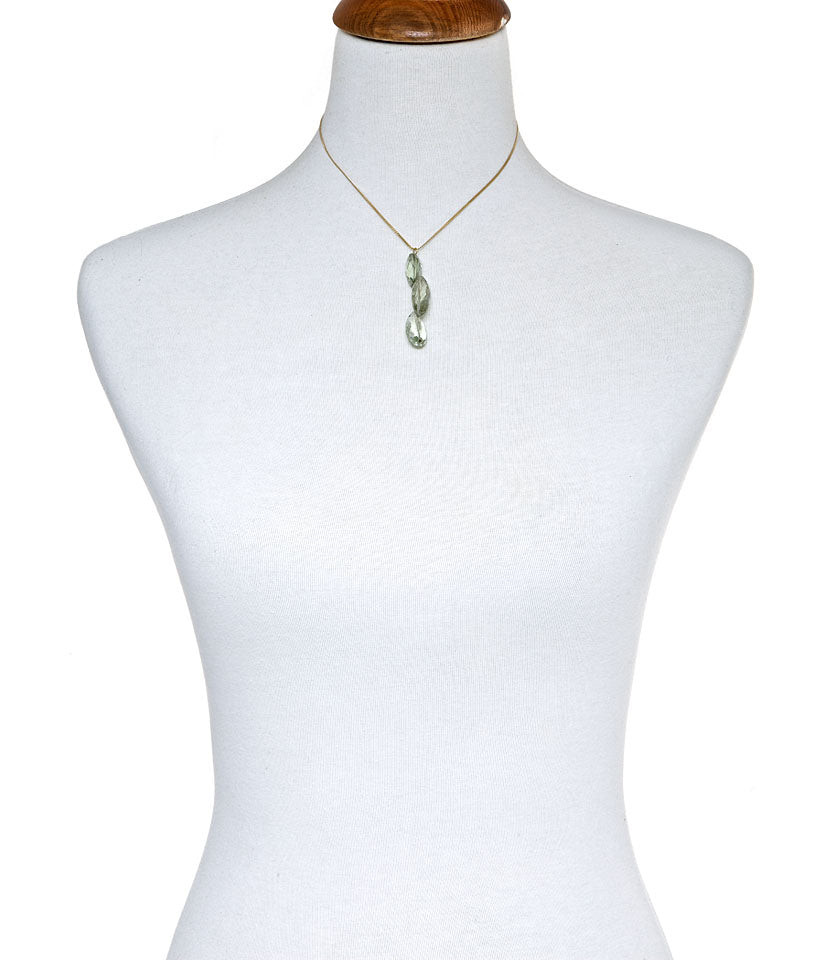 Green Amethyst Necklace