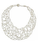 Silver Bib Necklace