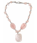 Rose Quartz Medley Necklace