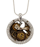 Reclaimed Watch Parts With Cubic Zirconia